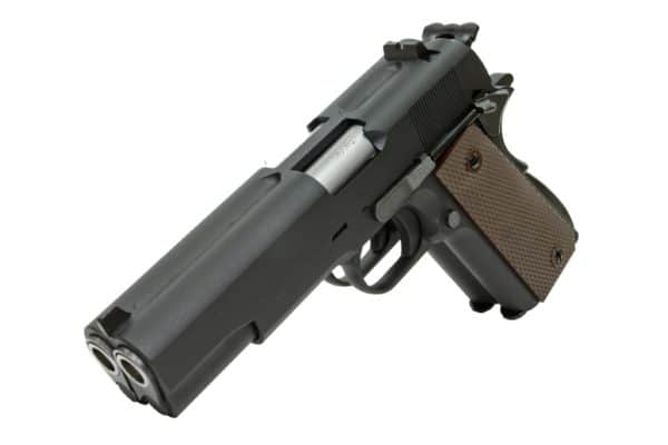 Pistolet WE Dueller 1911 Double Canon Noir GBB  Gaz – Image 4