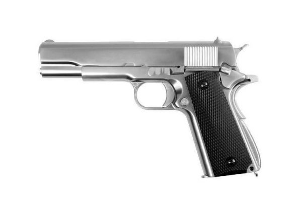 réplique du colt1911 chrome à gaz