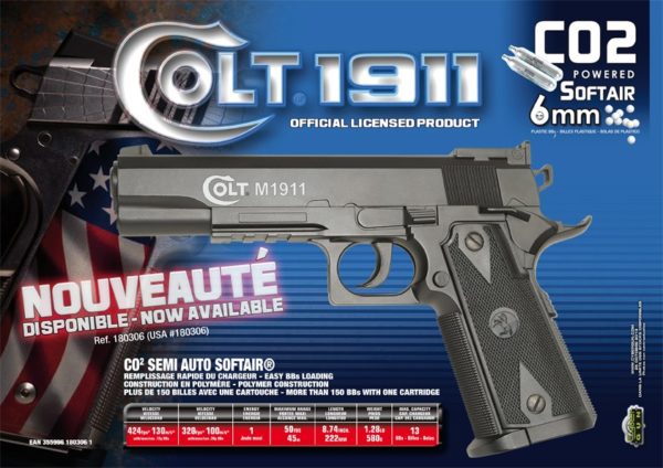 réplique du colt1911 co2