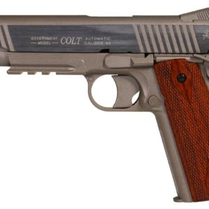 réplique du colt1911 airsoft kwc avec crosse en bois
