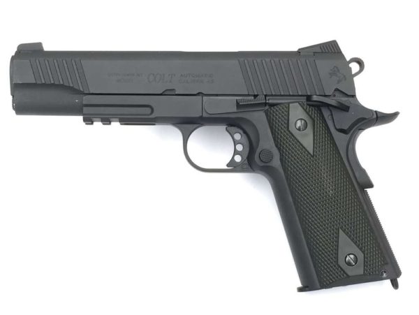 La réplique du colt1911 rail gun airsoft full métal noir