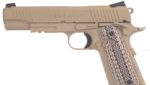 La réplique du pistolet colt1911 couleur tan