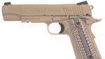 La réplique du pistolet colt1911 couleur tan