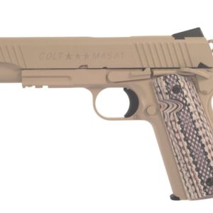 La réplique du pistolet colt1911 couleur tan