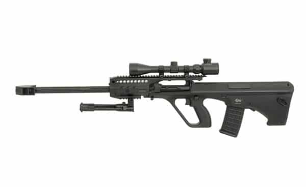 Fusil Sniper AUG 5G AEG lunette bipied complet Jing Gong