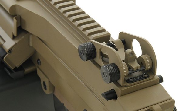 viseur de la m249 tan