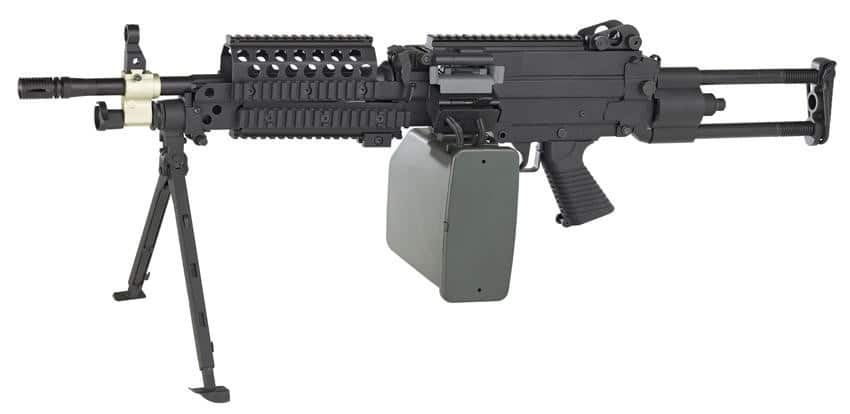 FN Minimi A&K - Mk46 metal avec Ammobox AEG