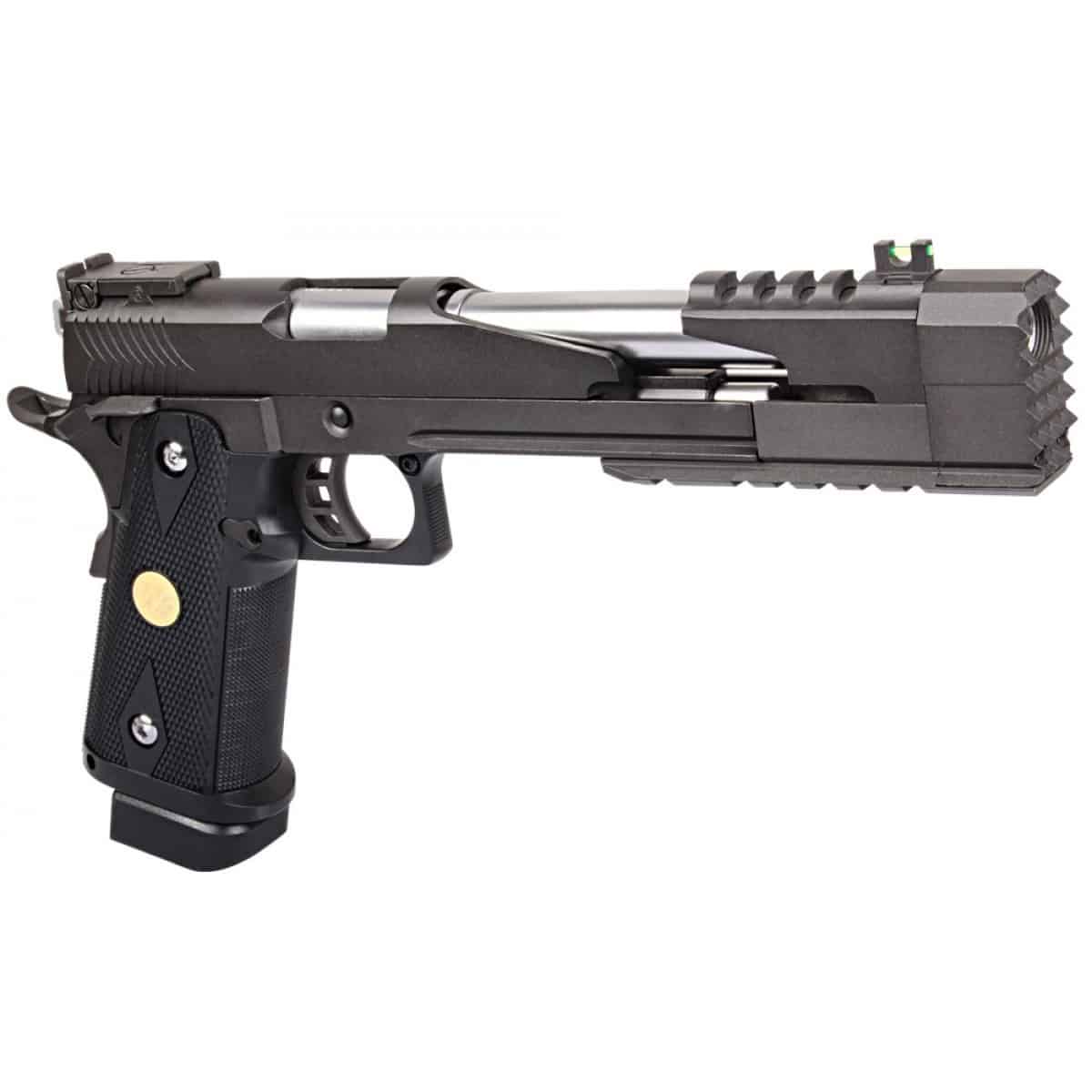 Pistolet WE Black Dragon 7.0 Bversion GBB Noir Gaz - Top Airsoft