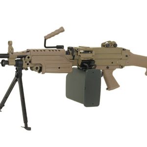 réplique de la m249 tan aeg full métal