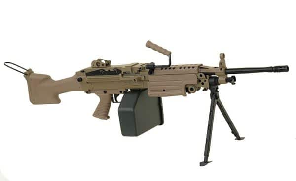 réplique de la mitrailleurse lourde m249 aeg