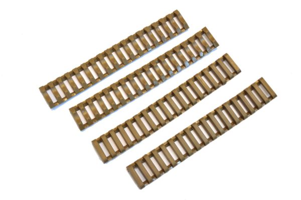 couvre rail gomme tan