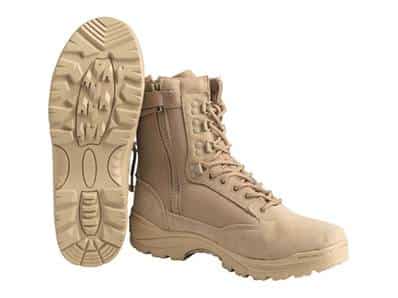 chaussures tactical tan cordura