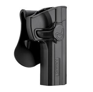 amomax holster polymère rotatif noir airsoft