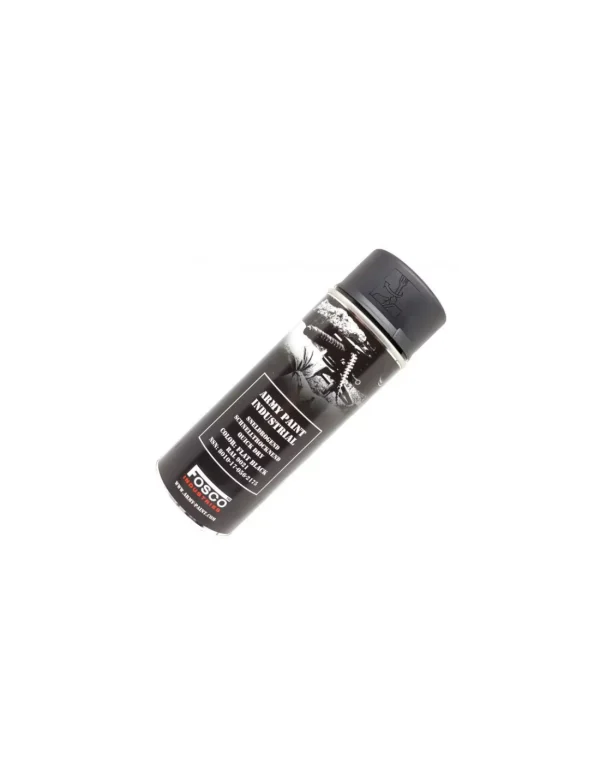 bombe de peinture noir mat