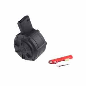 chargeur m4 airsoft tambour