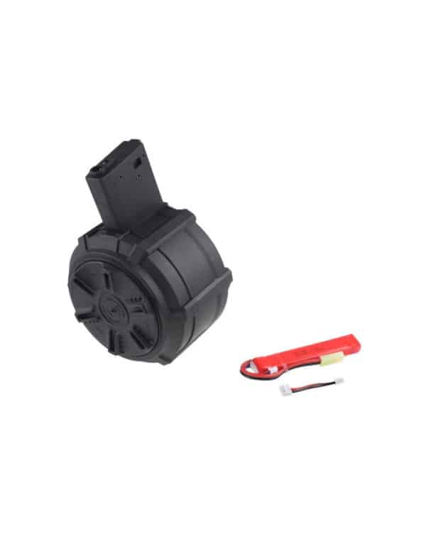 chargeur m4 airsoft tambour