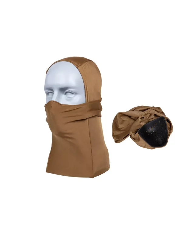 masque cagoule avec protection en silicone