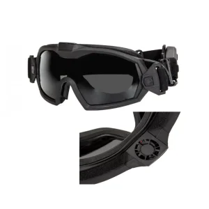 masque tactique avec ventilateur