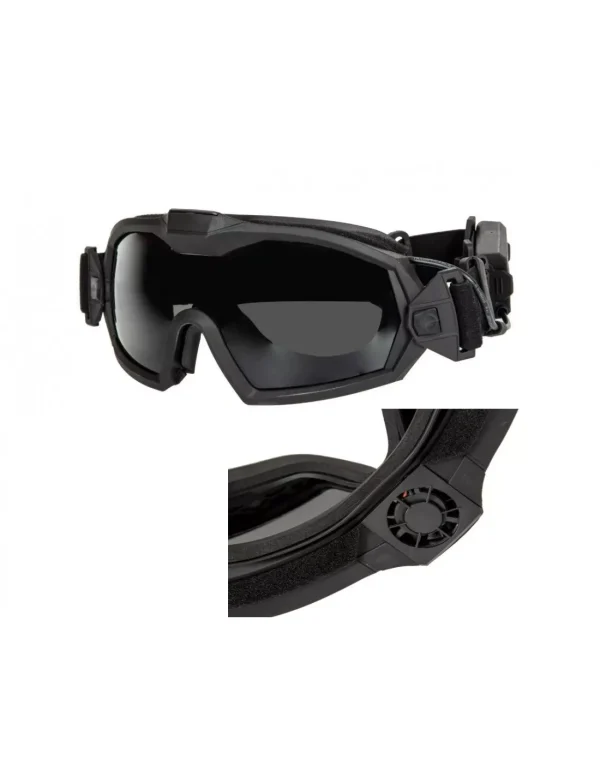 masque tactique avec ventilateur